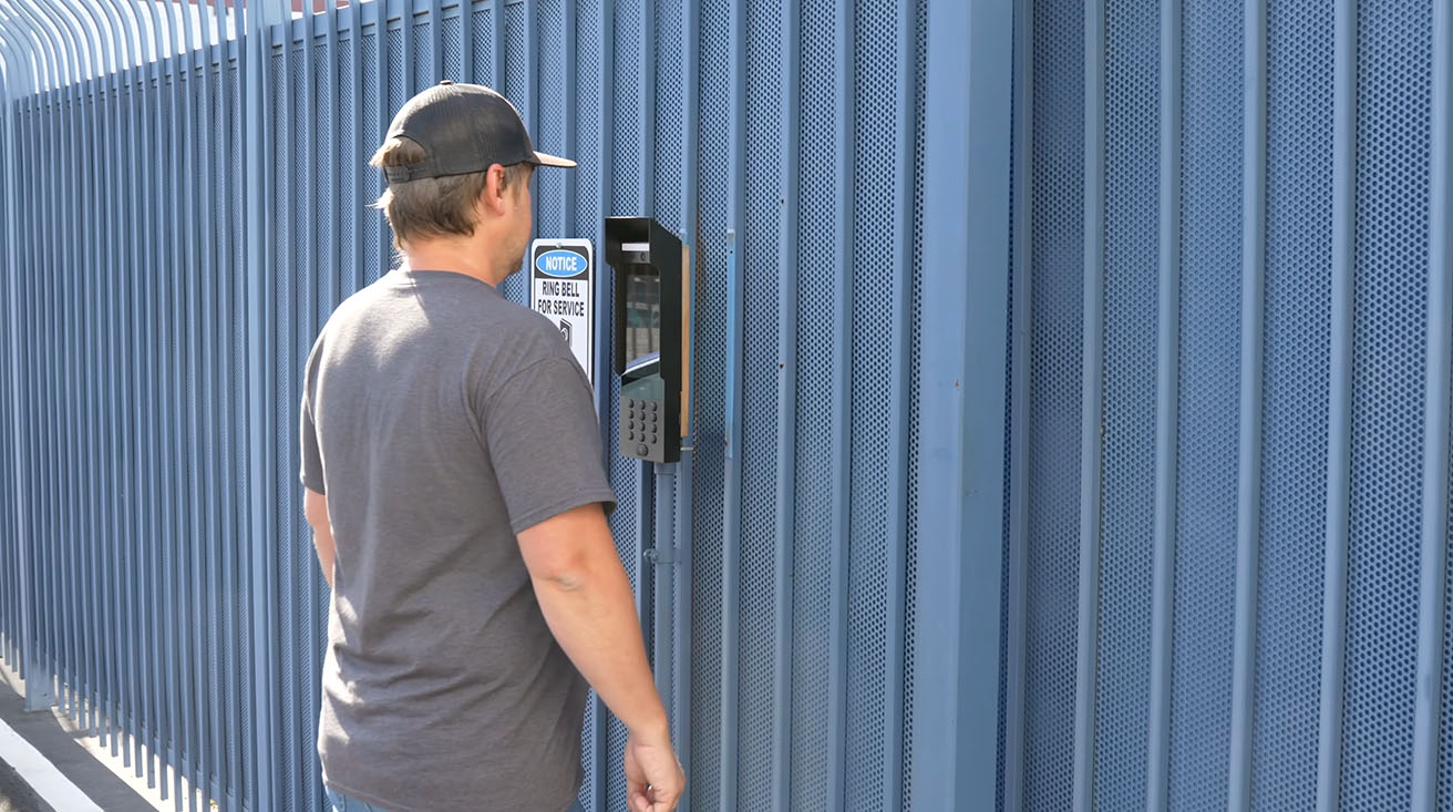 Testing Printed QR Badges at Main Doors & Intercom Gates